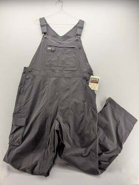 NWT Duluth Trading Co. Heirloom Gardening Bib Overalls in Coal sz L x 31